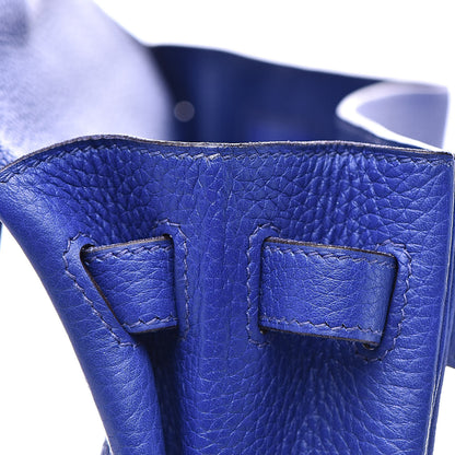 Hermes Togo Kelly Retourne 32 Bleu Electrique 16 of 37