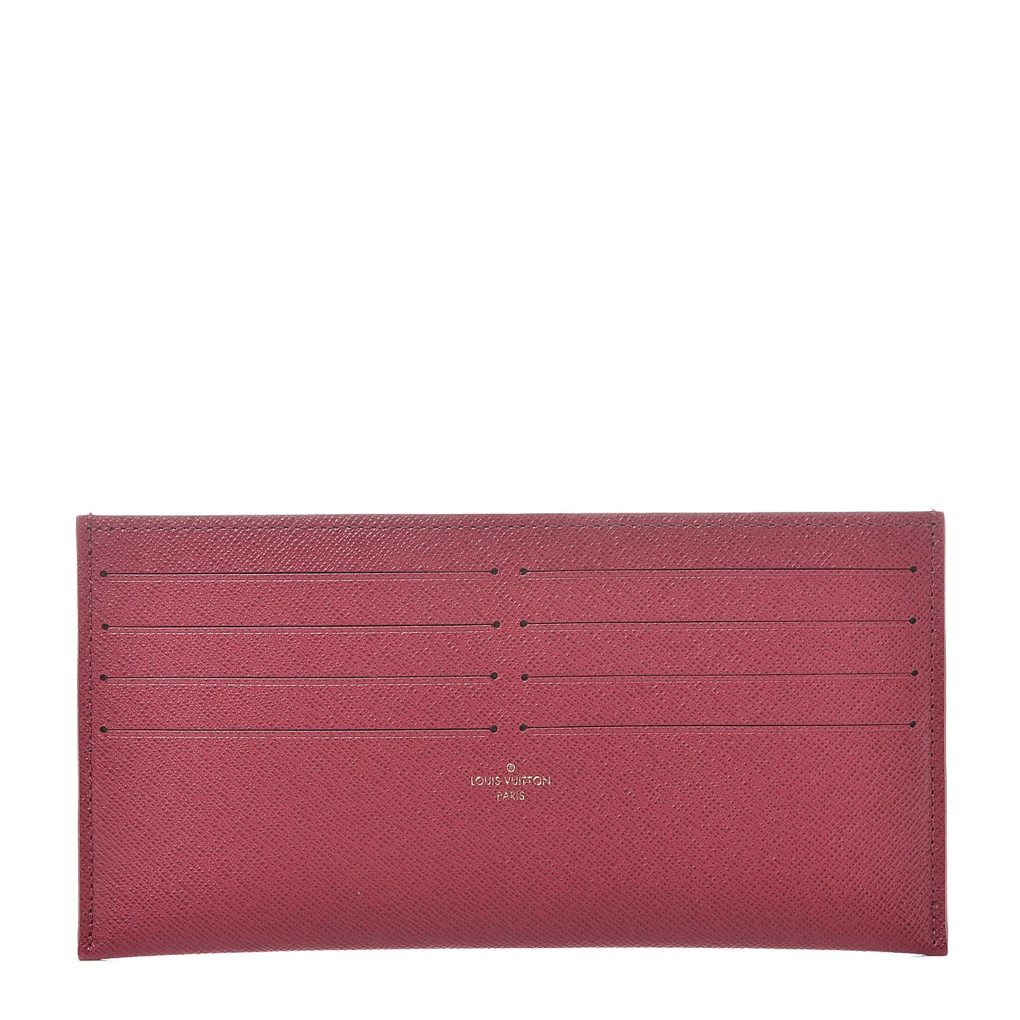Calfskin Felicie Card Holder Insert Fuchsia