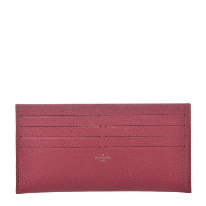 Louis Vuitton Calfskin Felicie Card Holder Insert Fuchsia 1 of 6