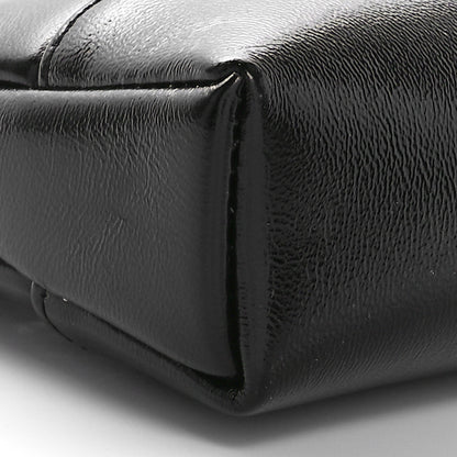 Chanel Shiny Crumpled Calfskin Quilted Nano 31 Shopping Bag Black 9 of 11
