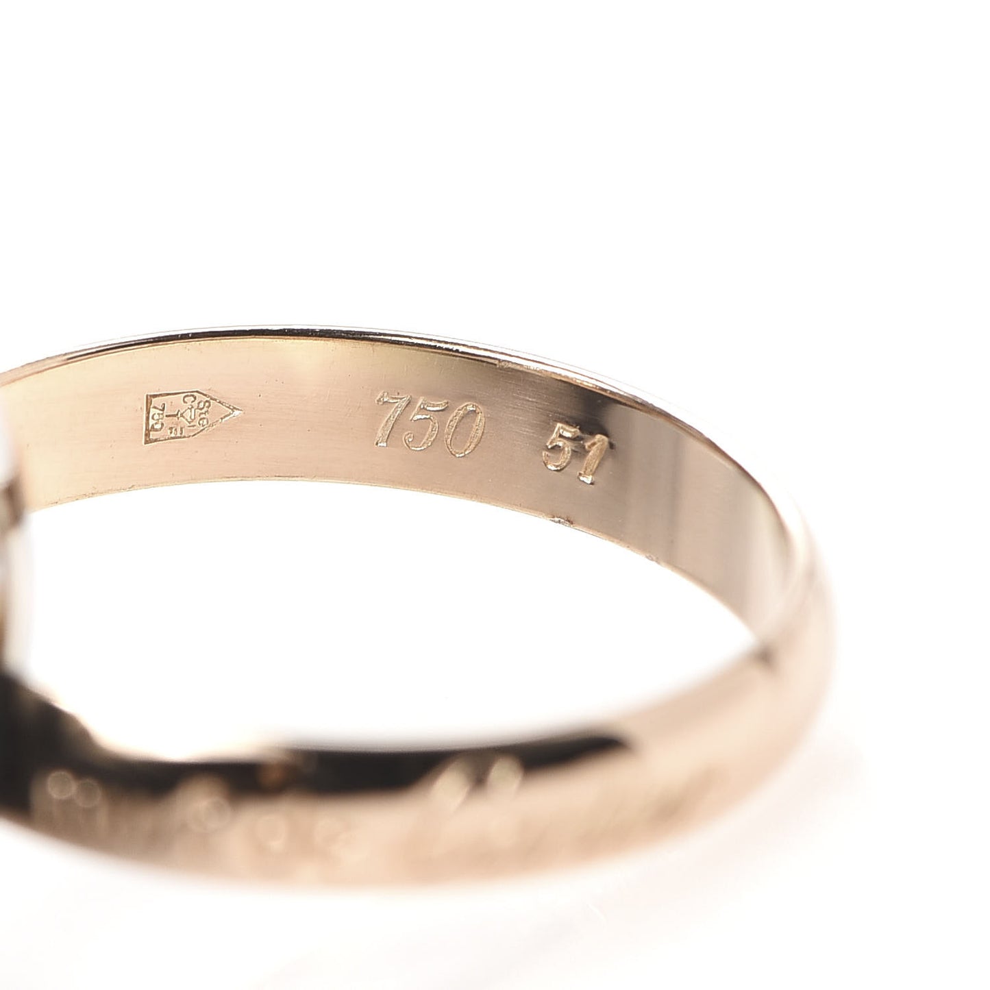 18K Pink Yellow White Gold Classic Les Must De Trinity Ring 51 5.75