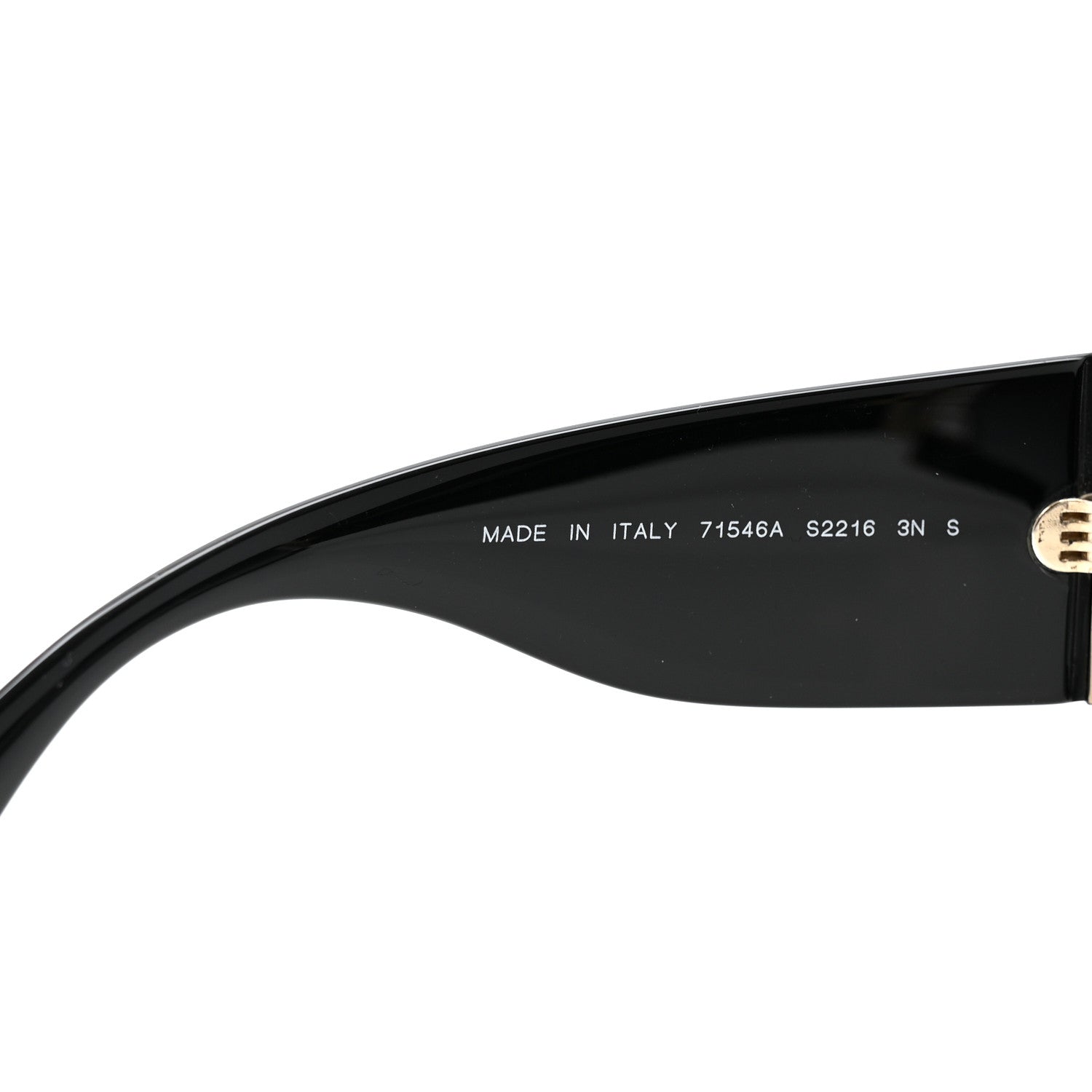 Chanel Acetate Rectangle Sunglasses 71546 Black 6 of 8