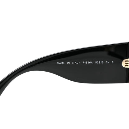 Chanel Acetate Rectangle Sunglasses 71546 Black 6 of 8