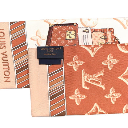 Louis Vuitton Silk Monogram Fall For You Bandeau Brown 3 of 4