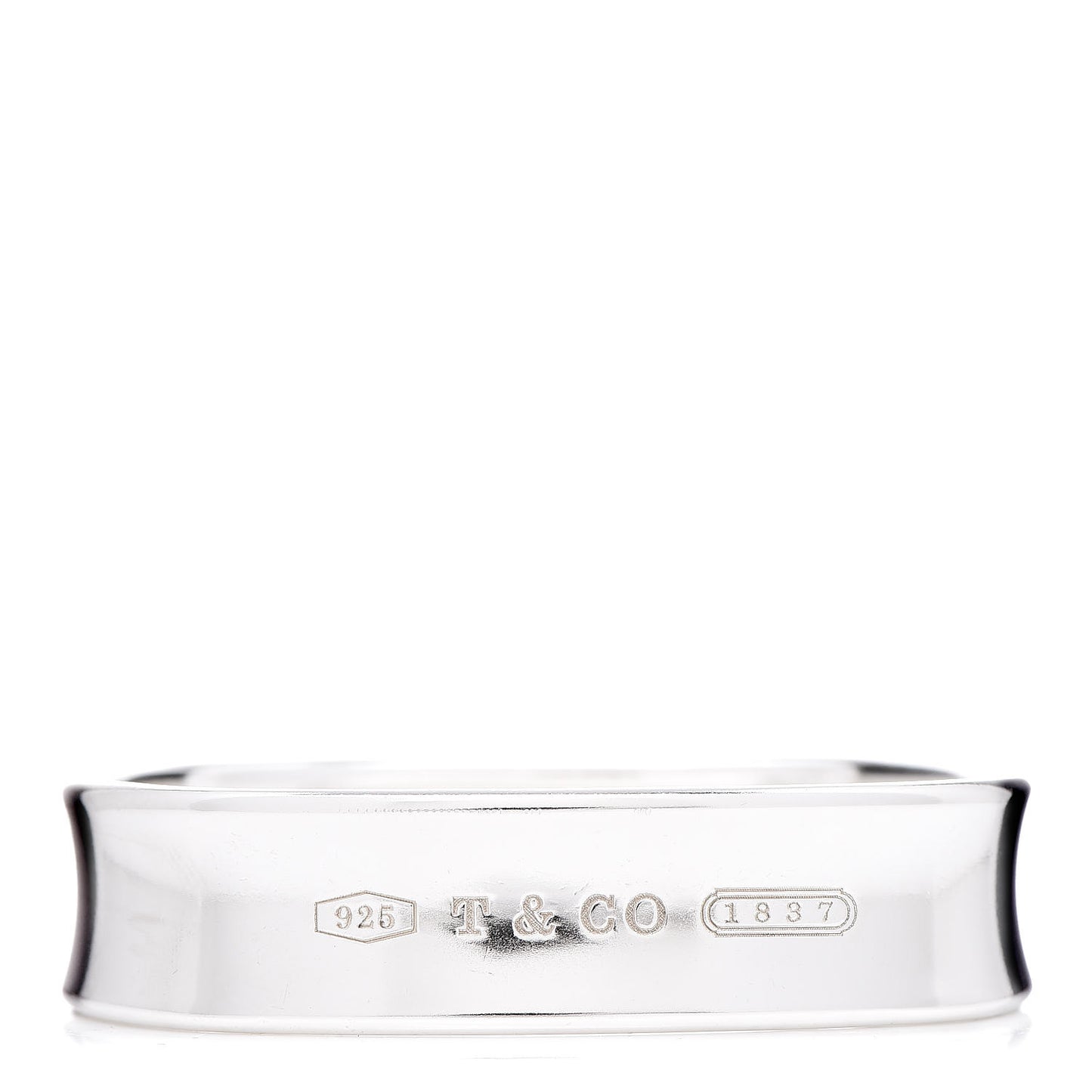 Sterling Silver 1837 Cushion Bangle Bracelet