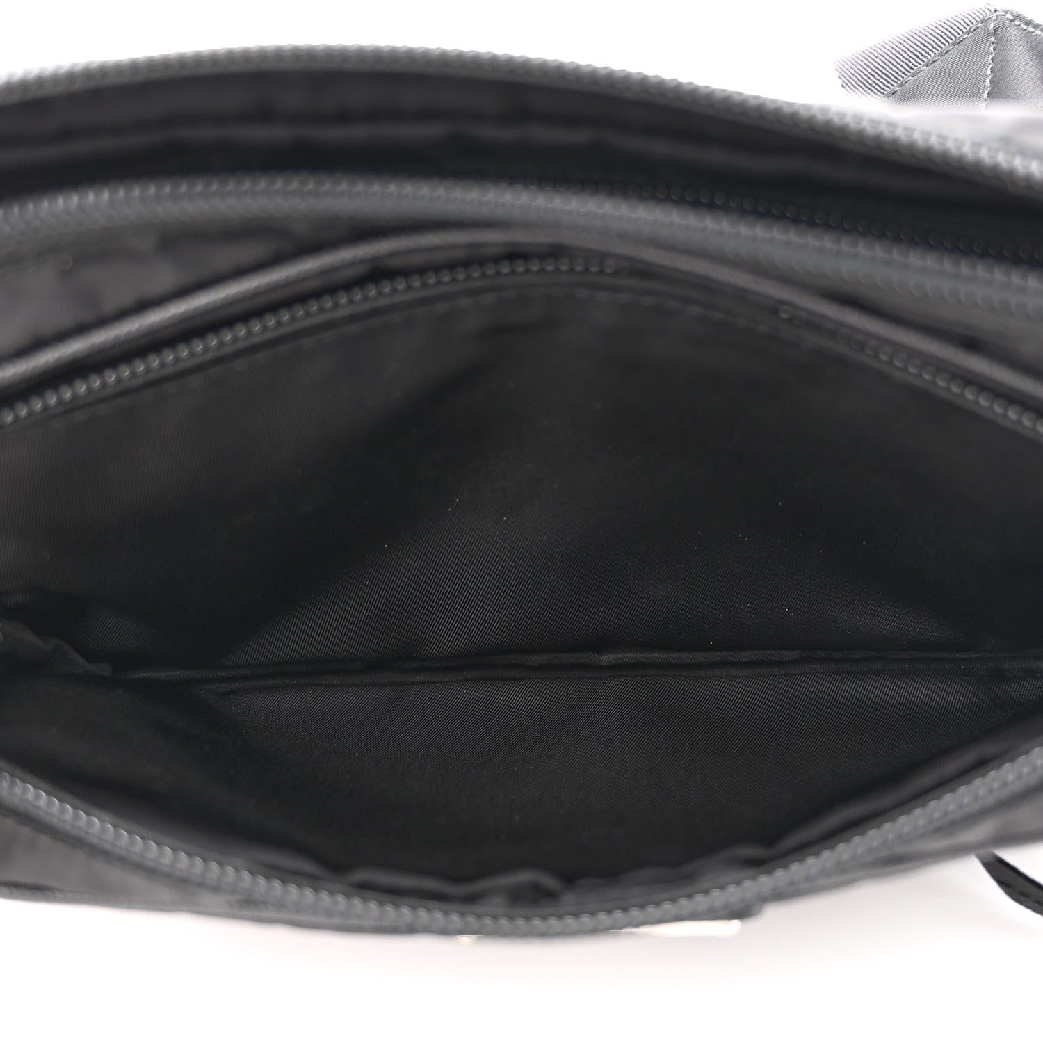 Prada Tessuto Nylon Saffiano Belt Bag Black 6 of 12