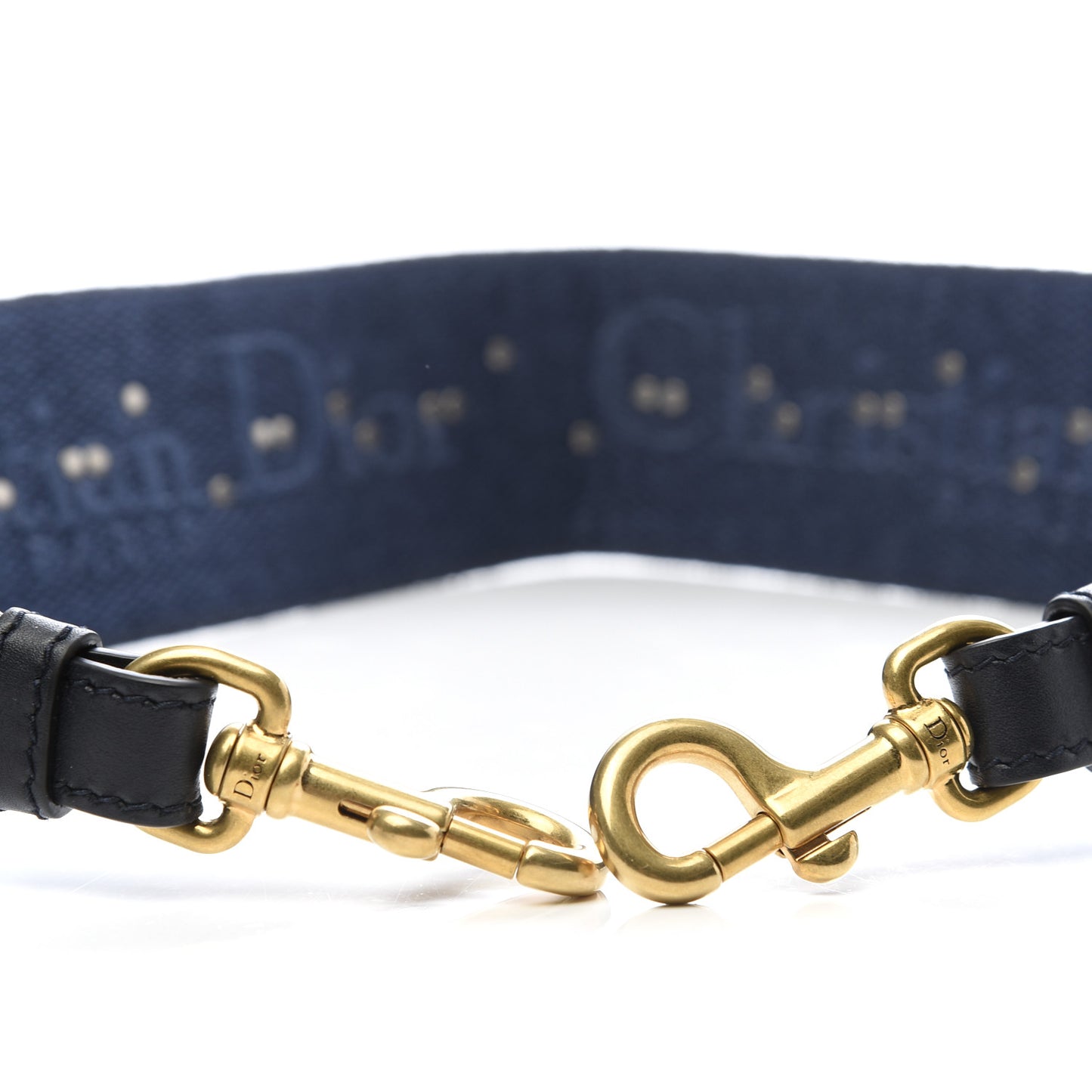 Oblique Studded Shoulder Strap Blue