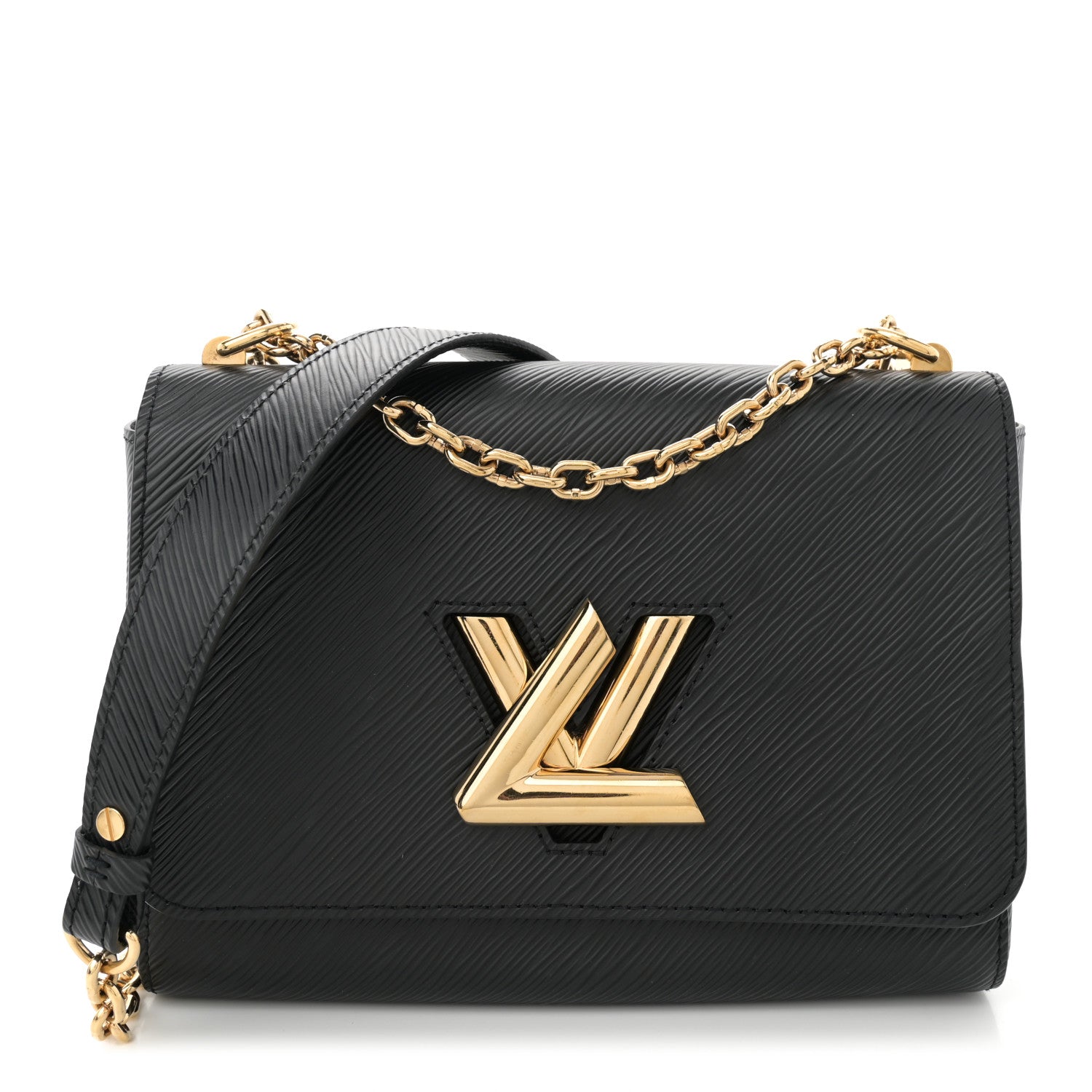 Louis Vuitton Epi Twist Shoulder Bag MM Black 1 of 11