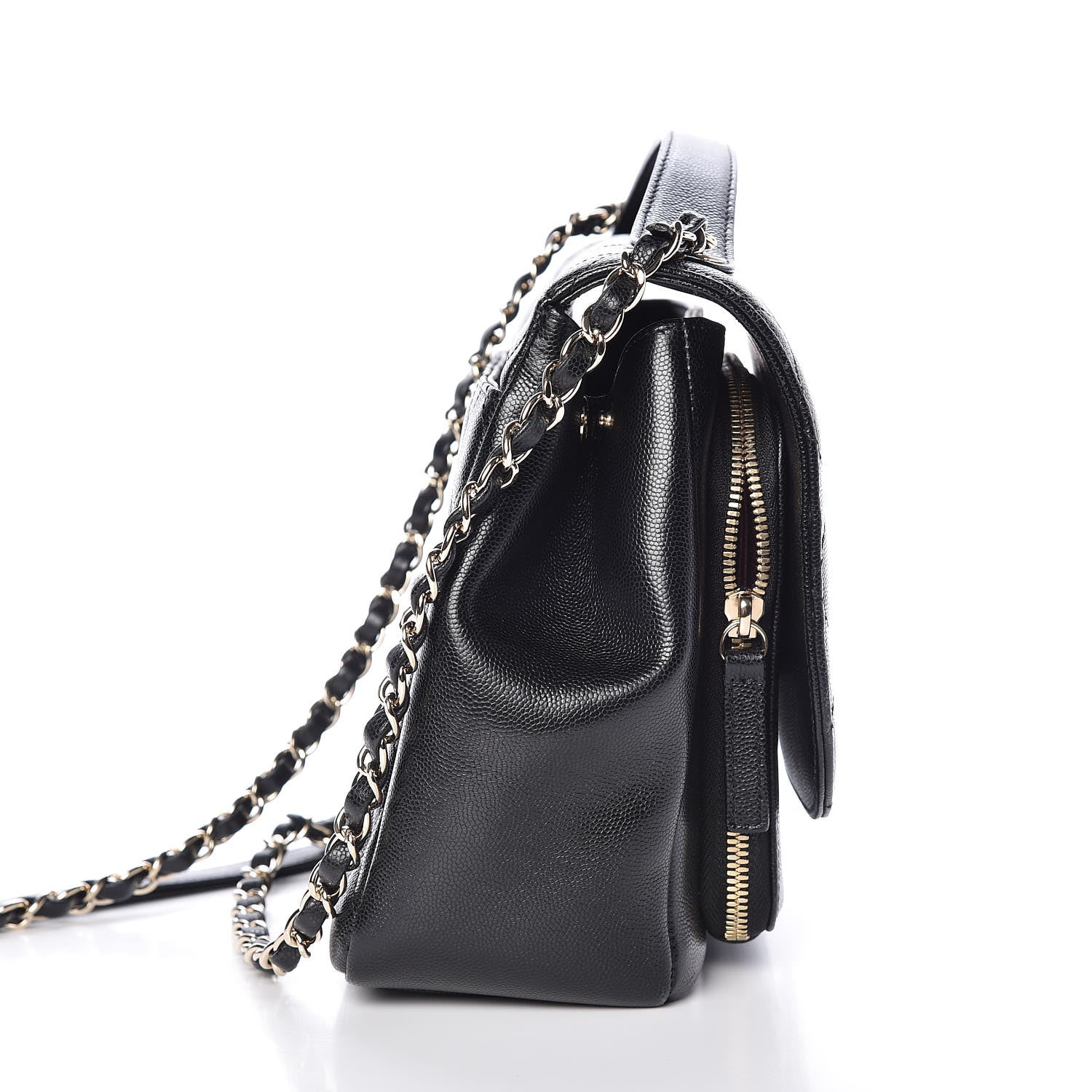 Chanel Caviar Quilted Large Business Affinity Flap Black 8 of 17