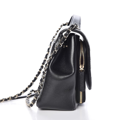 Chanel Caviar Quilted Large Business Affinity Flap Black 8 of 17