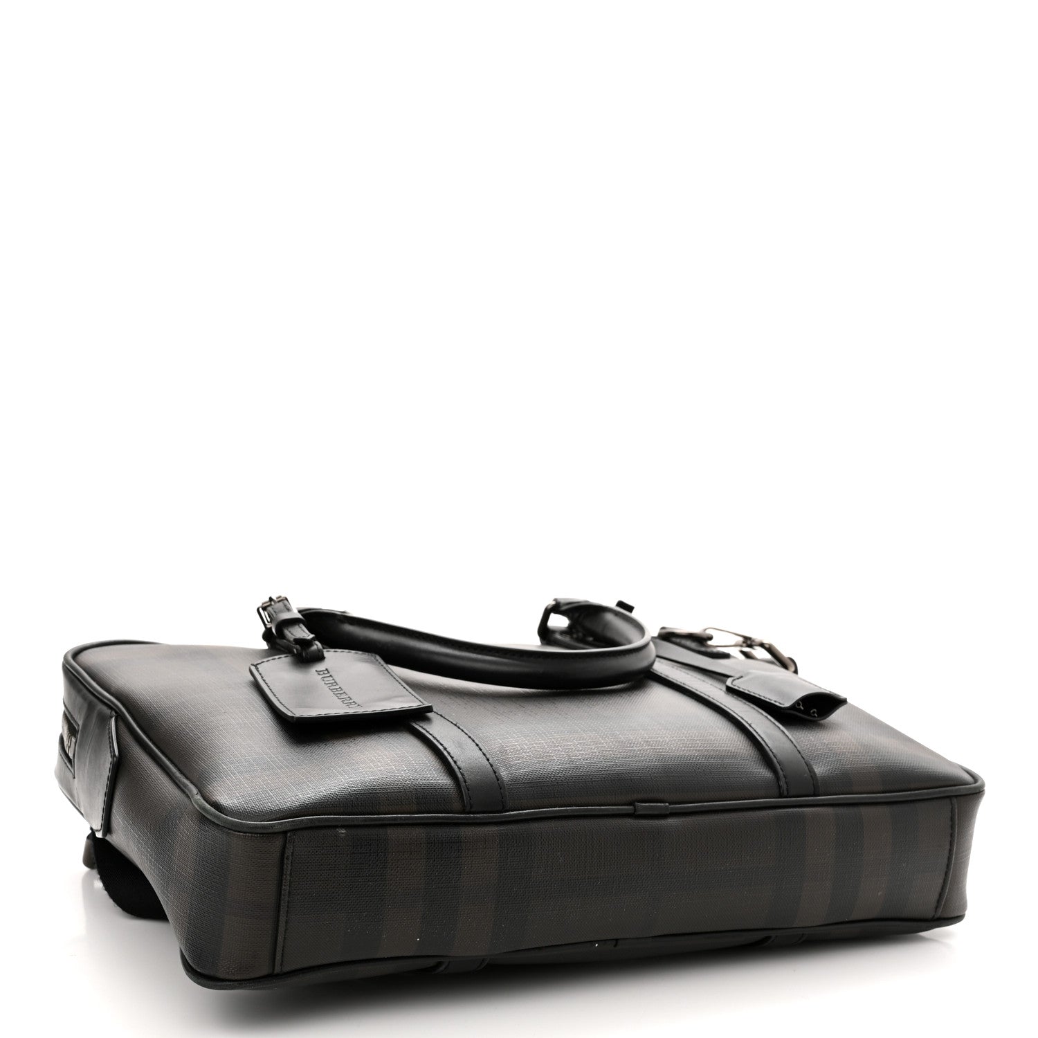 Burberry Smoked Check Newburg Briefcase 4 of 14