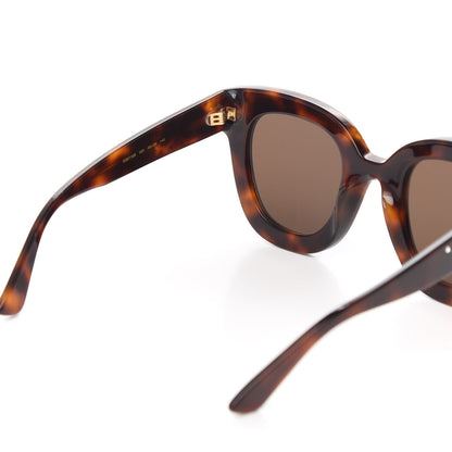 Gucci Acetate Stars Cat Eye Sunglasses GG0116S Havana 4 of 7