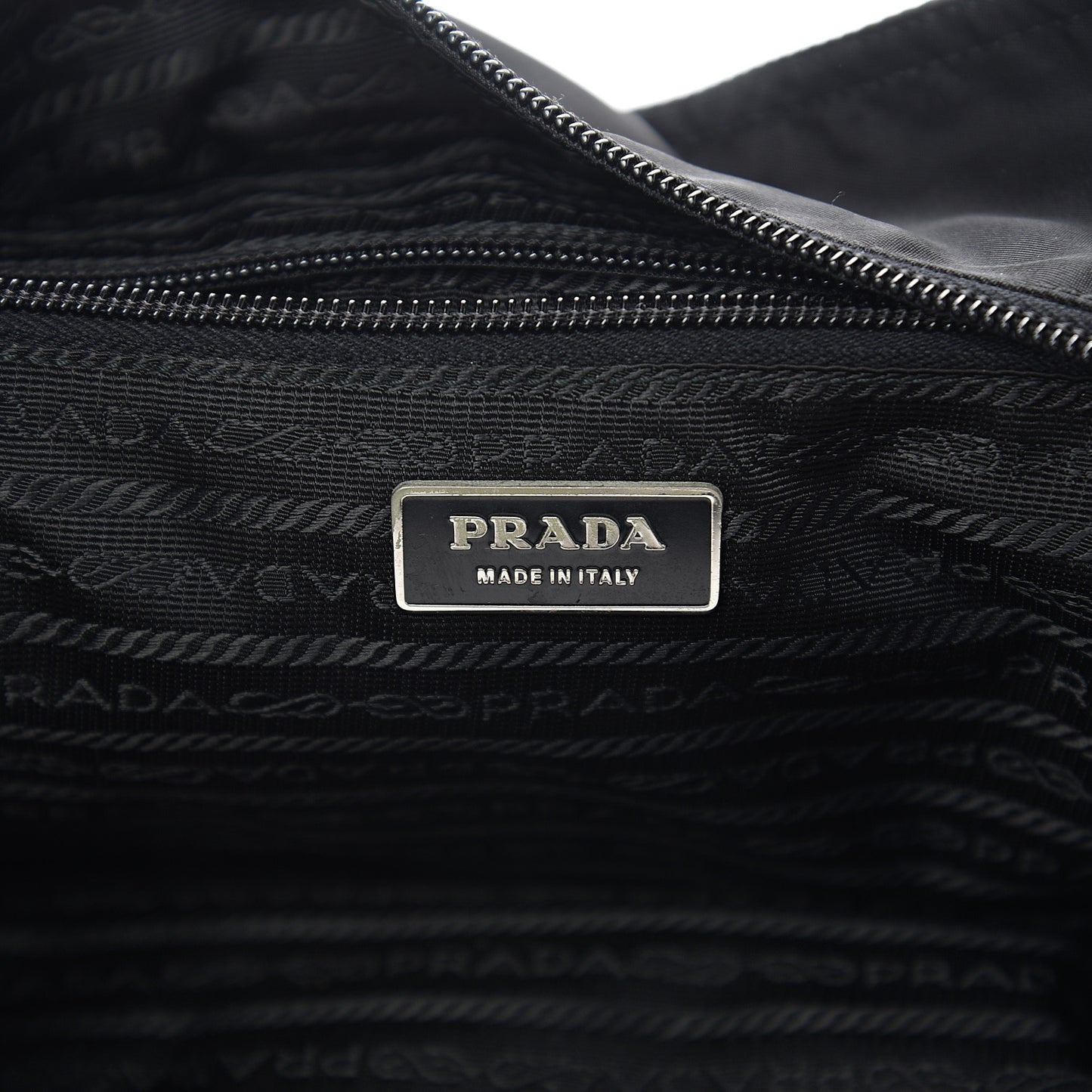 Nylon Metal Grommet Bag Black