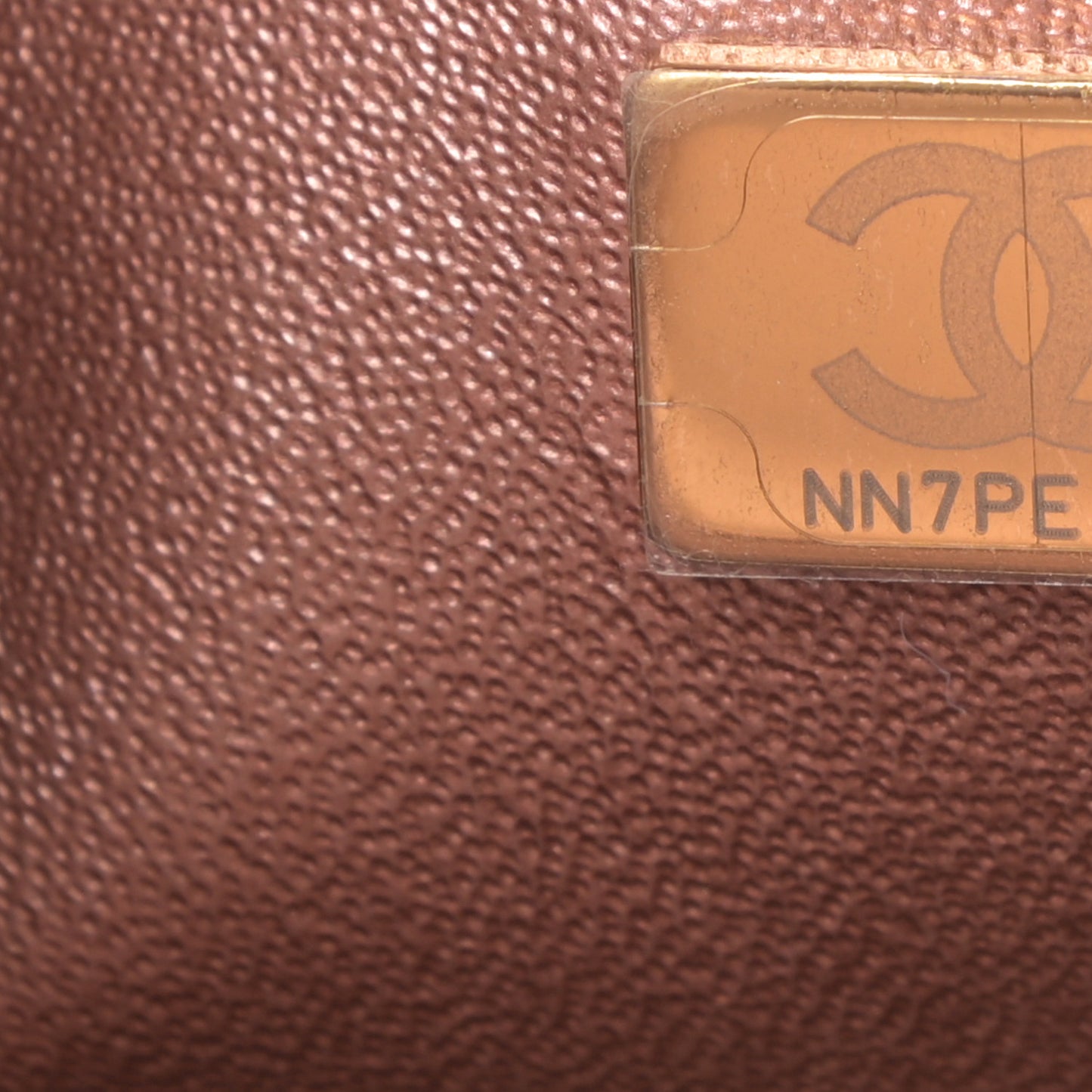 Metallic Grained Calfskin Quilted 2.55 Reissue Mini Flap Copper Pink