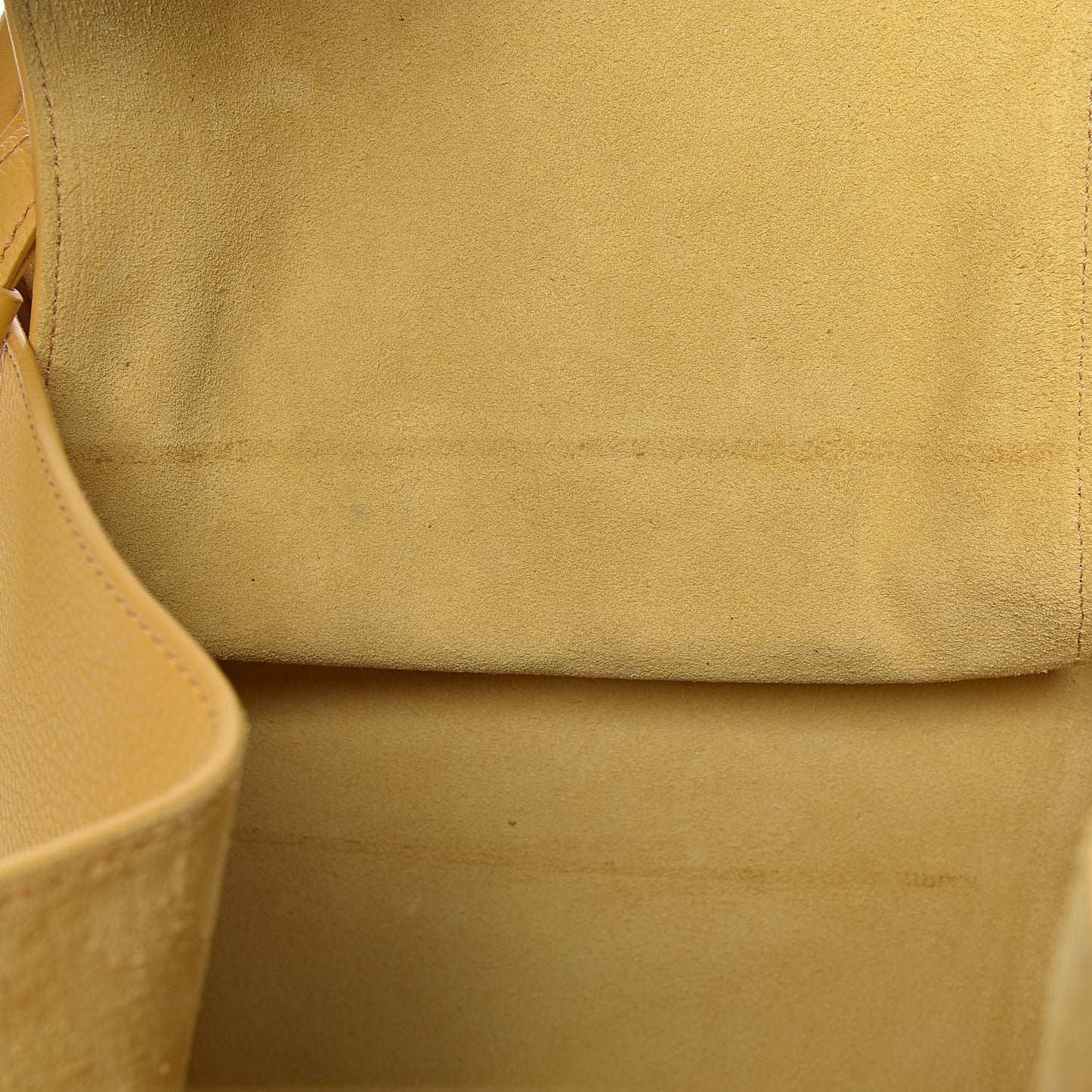 Supple Grained Calfskin Small Long Strap Big Bag Sunflower