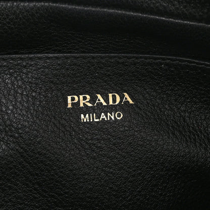 Prada Vitello Phenix Crossbody Bag Black 6 of 10
