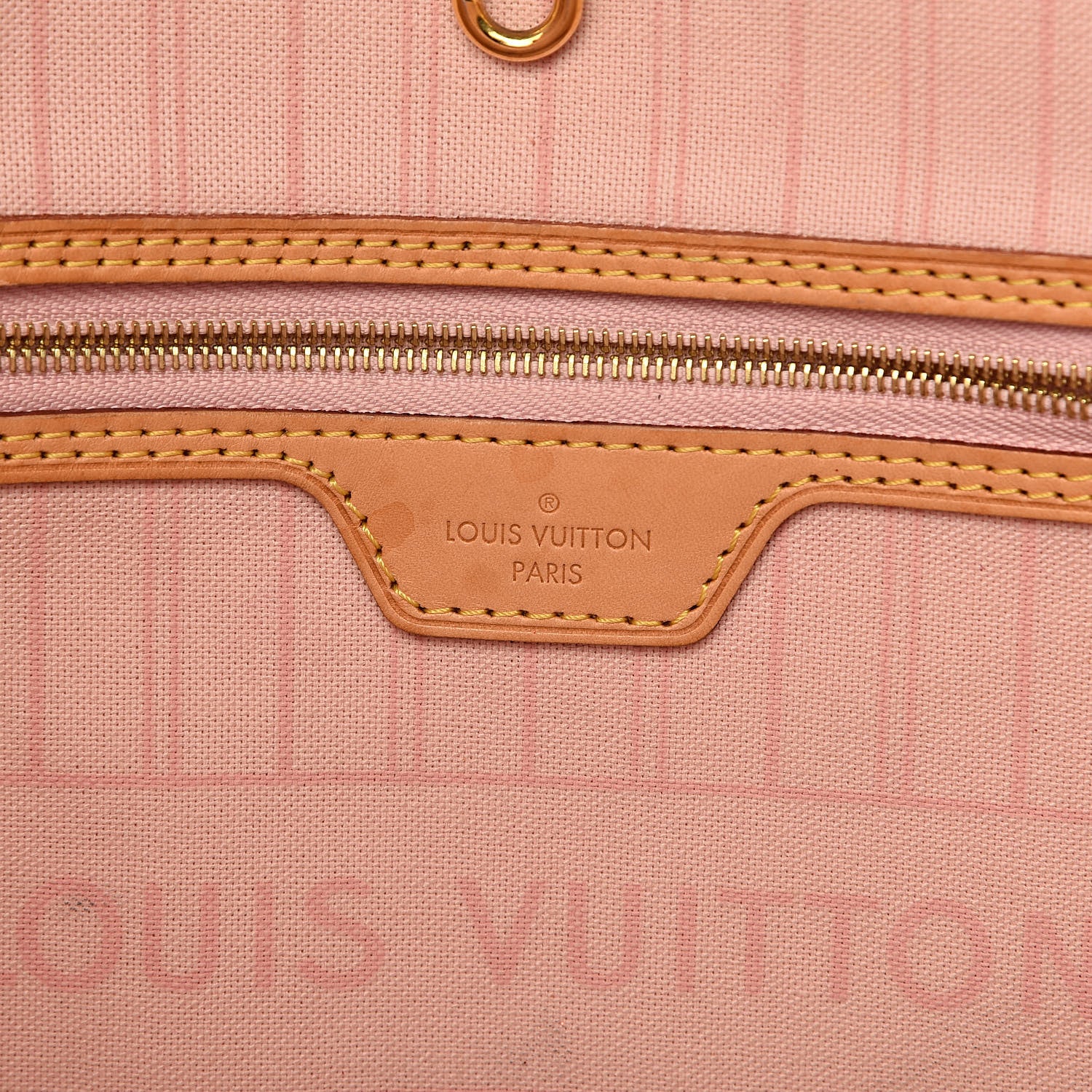 Louis Vuitton Damier Azur Neo Neverfull MM Rose Ballerine 7 of 17