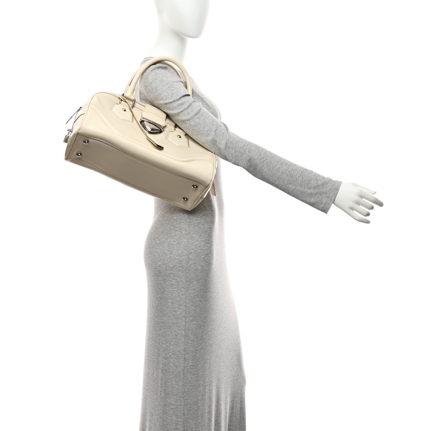 Louis Vuitton Epi Bowling Montaigne GM Ivory 2 of 11