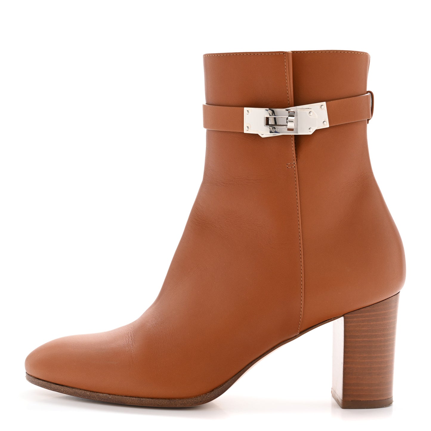 Calfskin Saint Germain Ankle Boots 38.5 Gold
