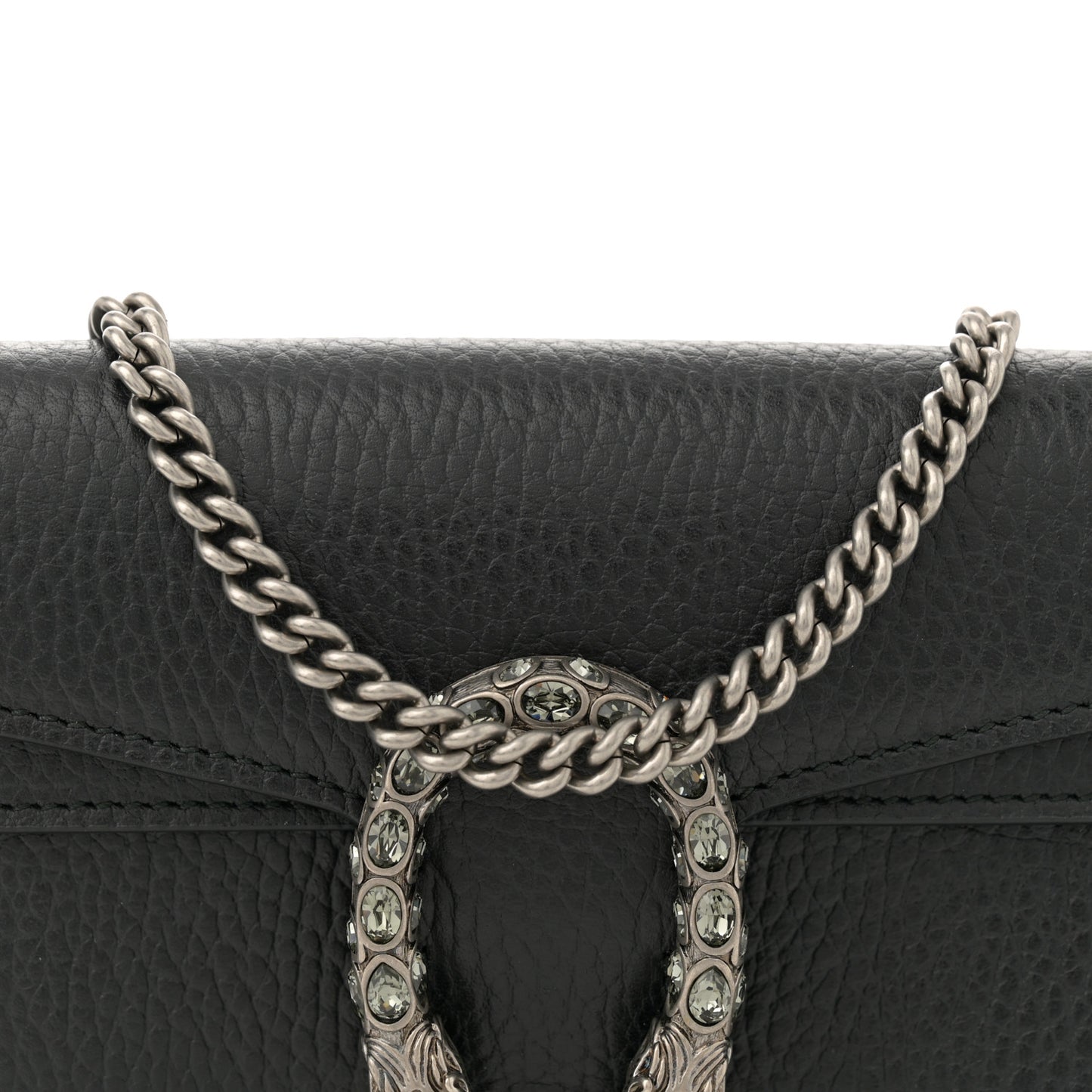 Calfskin Super Mini Dionysus Shoulder Bag Black