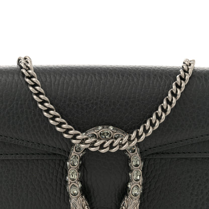 Gucci Calfskin Super Mini Dionysus Shoulder Bag Black 7 of 11