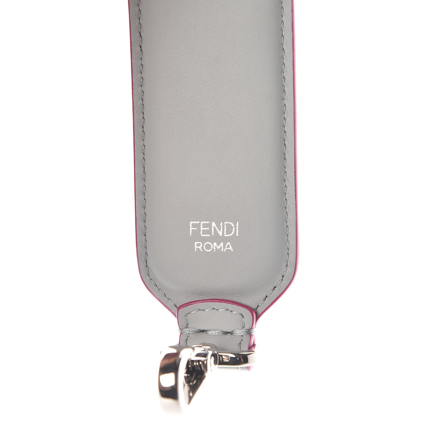 Vitello Century Fun Fair Metal Studded Mini Strap You Grigio Perla Multicolor