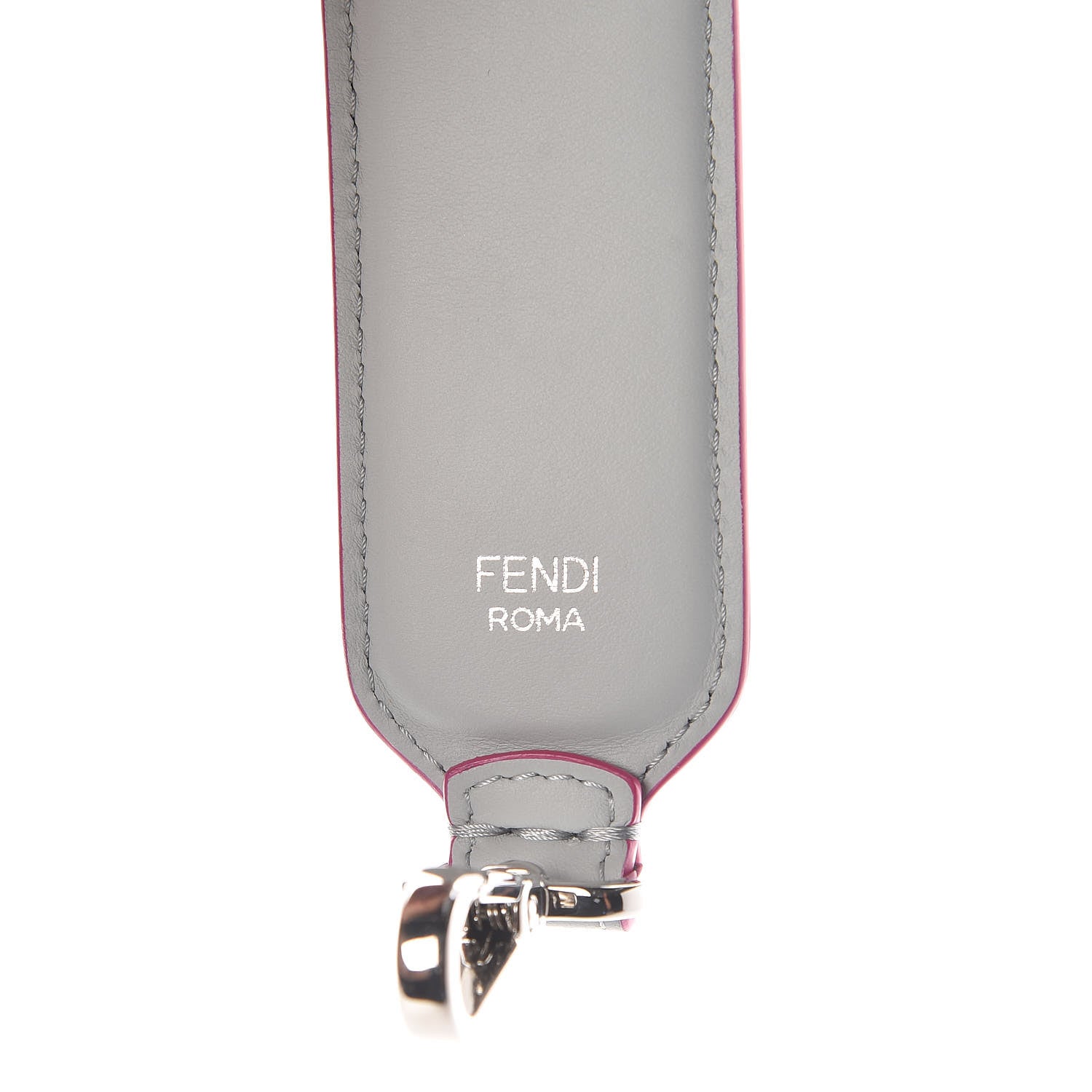 Fendi Vitello Century Fun Fair Metal Studded Mini Strap You Grigio Perla Multicolor 3 of 5