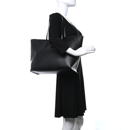 Versace Saffiano Palazzo Medusa Tote Black 2 of 9