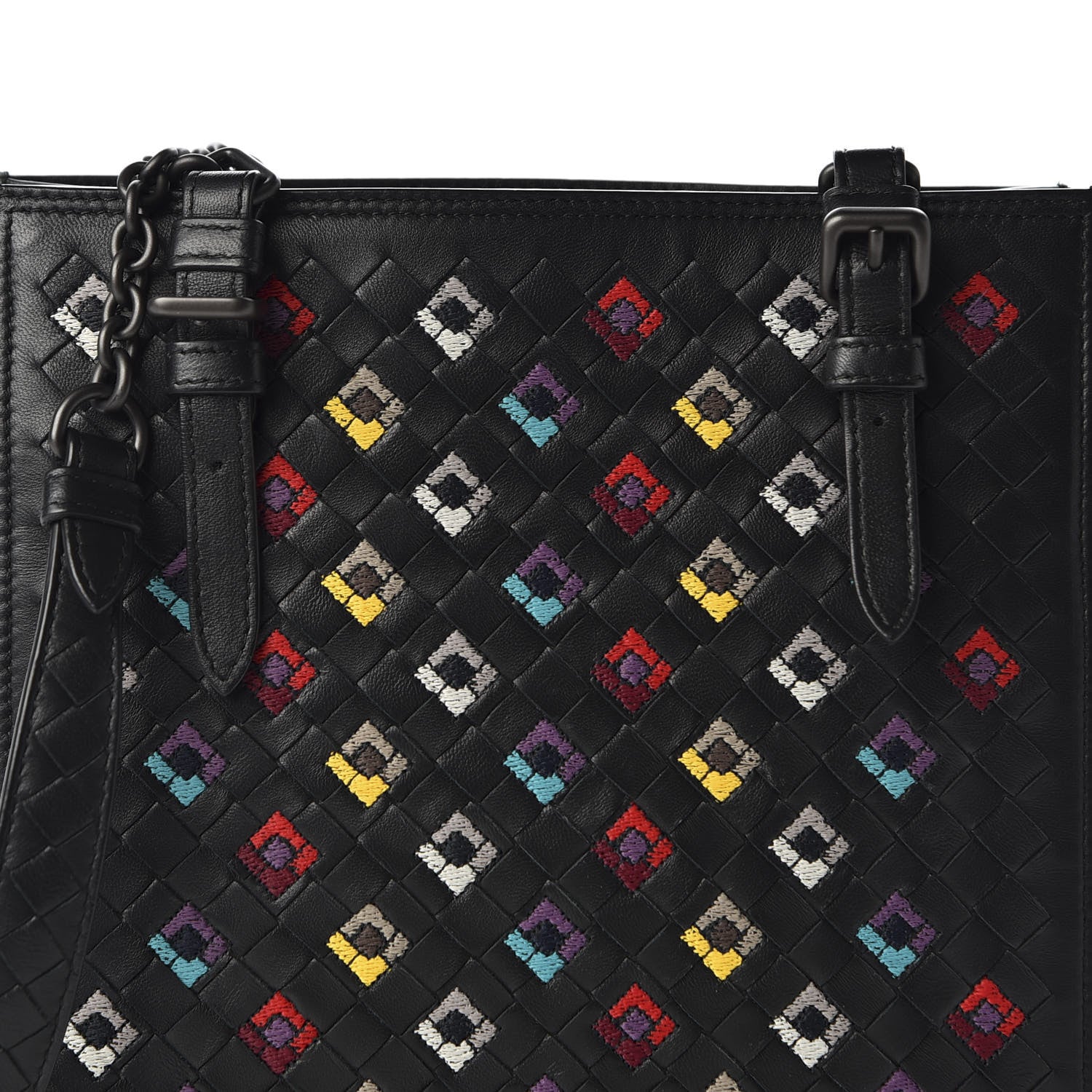 Bottega Veneta Nappa Intrecciato Squadrato Miniature Bag Black 8 of 8