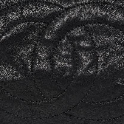 Chanel Glazed Calfskin East West Modern Chain Tote Black 12 of 13