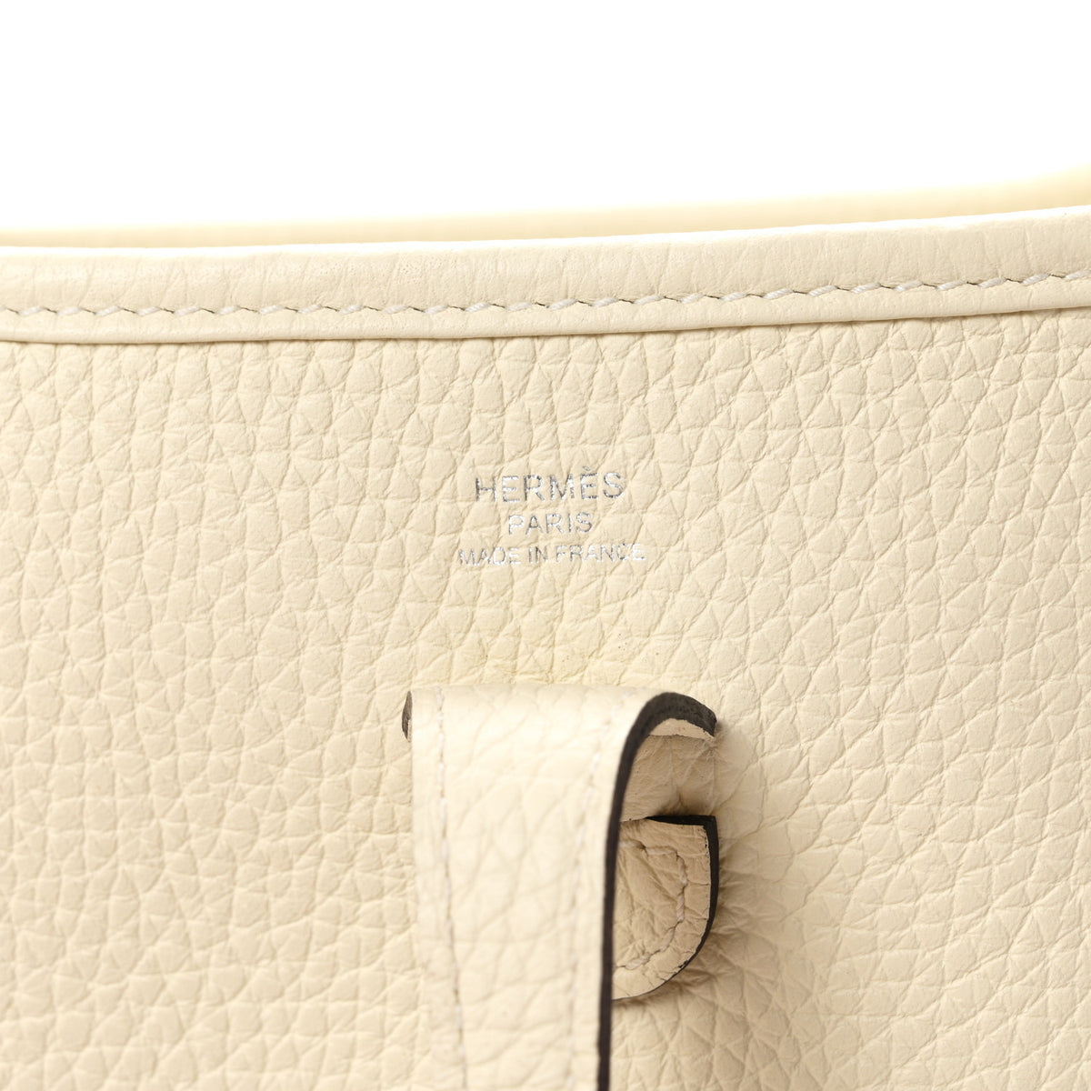 Taurillon Clemence Evelyne 23 Poche III Cream