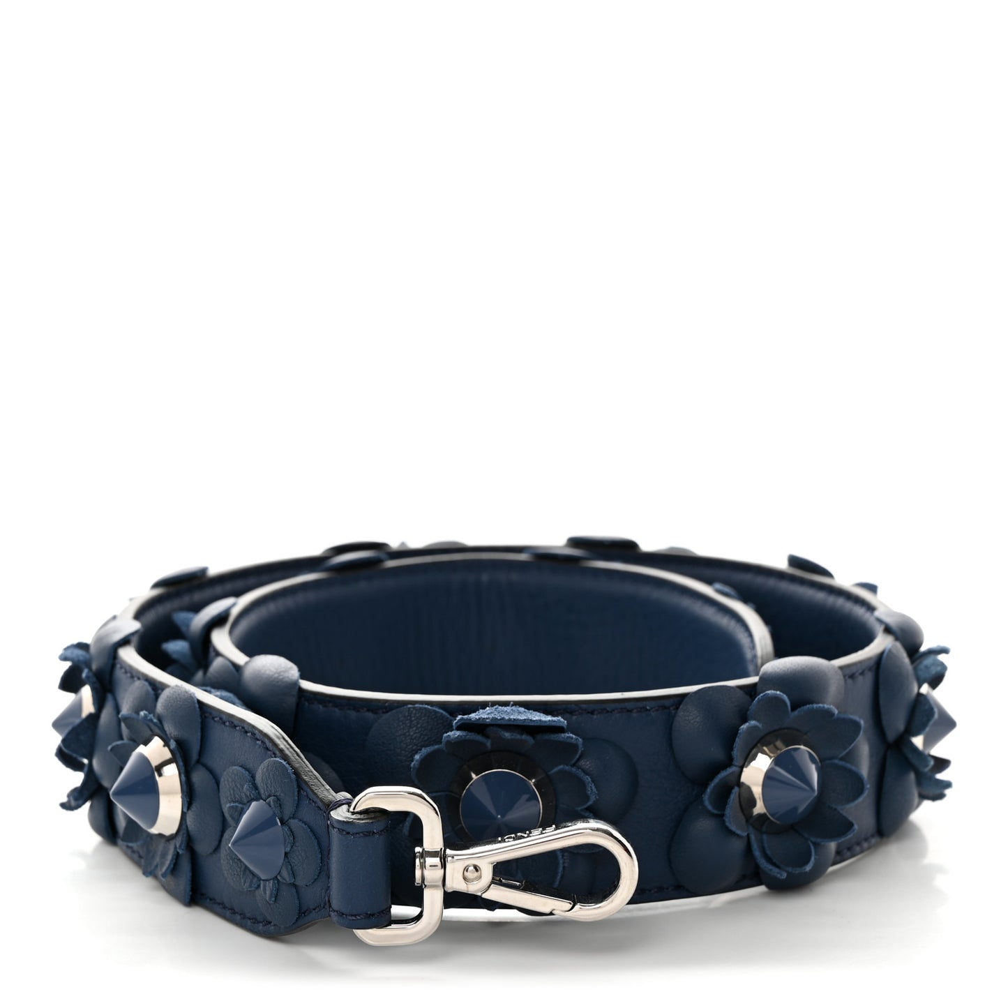 Vitello Dolce Flowerland Studded Strap You Blue