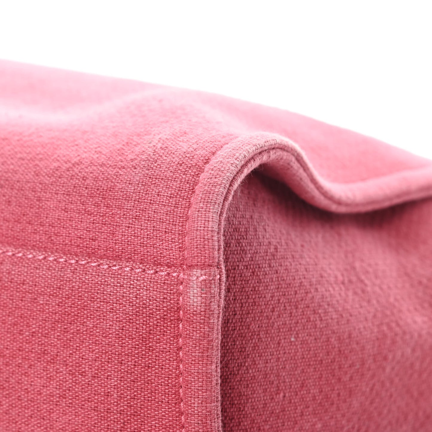 Canvas Small Deauville Tote Red