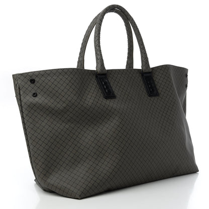 Bottega Veneta Rubberized Canvas Marcopolo Tote Shadow 3 of 10
