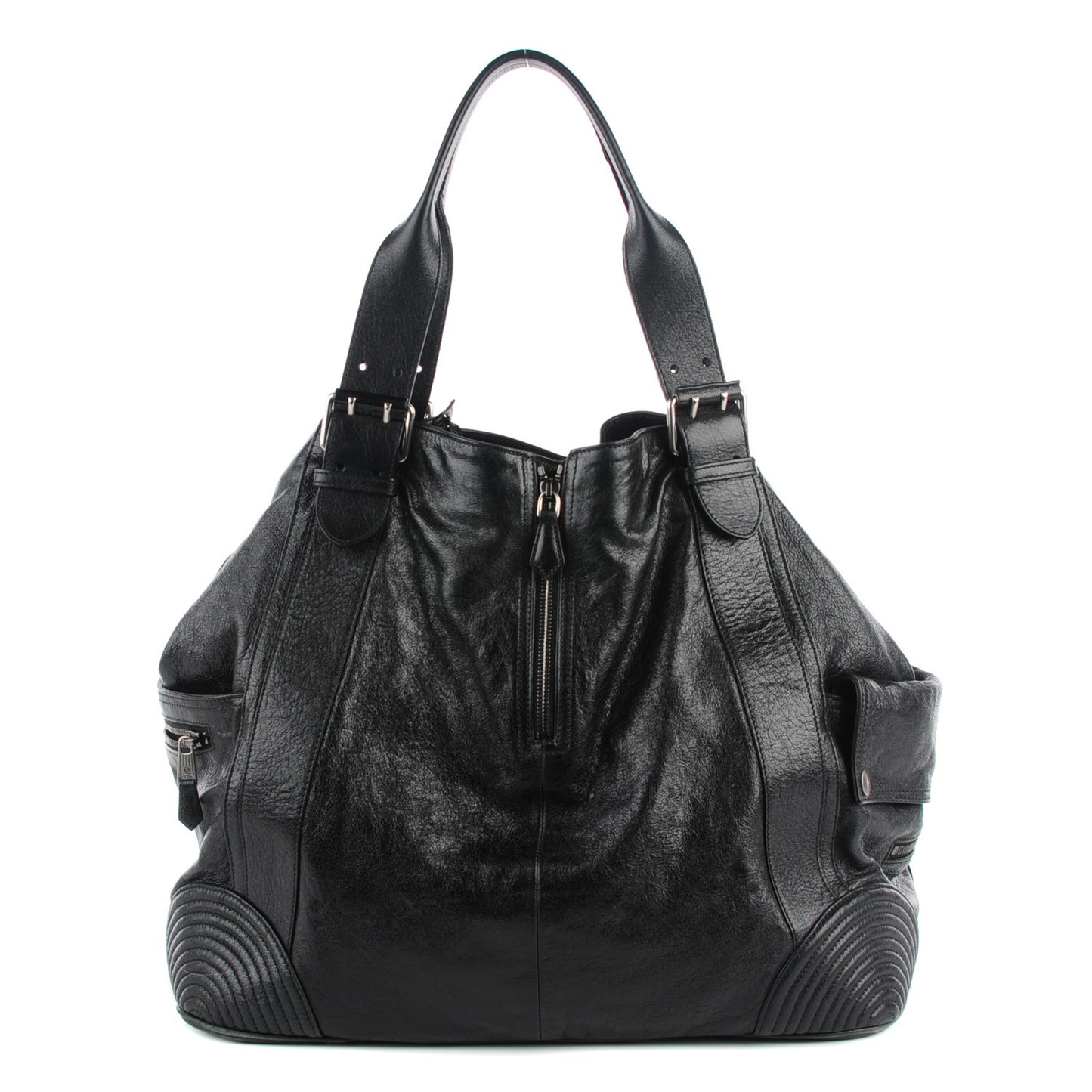 Calfskin Faithful Tote Black