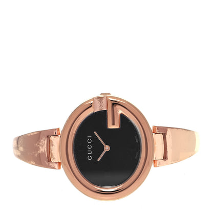 Gucci Stainless Steel 36mm Guccissima Quartz Watch Black 2 of 4