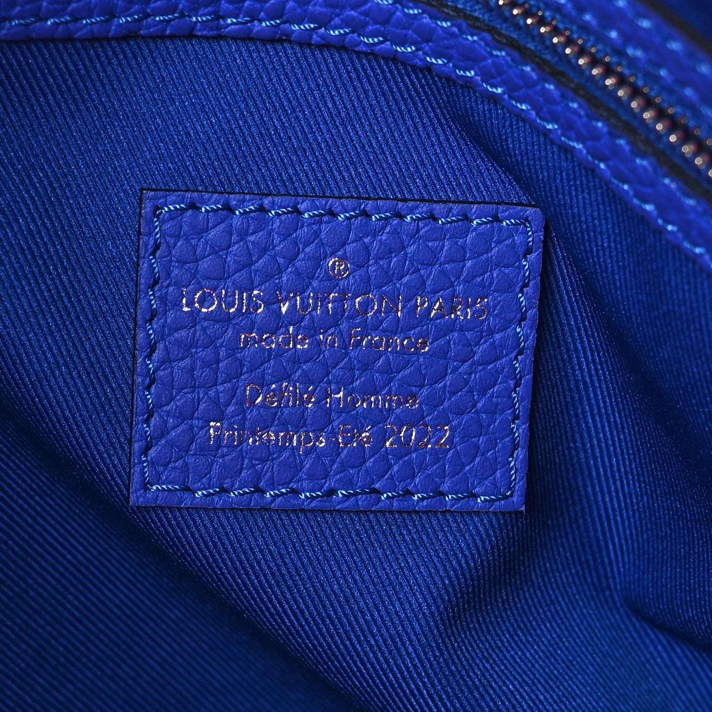 Taurillon Illusion Keepall Bandouliere 50 Bleu Rose