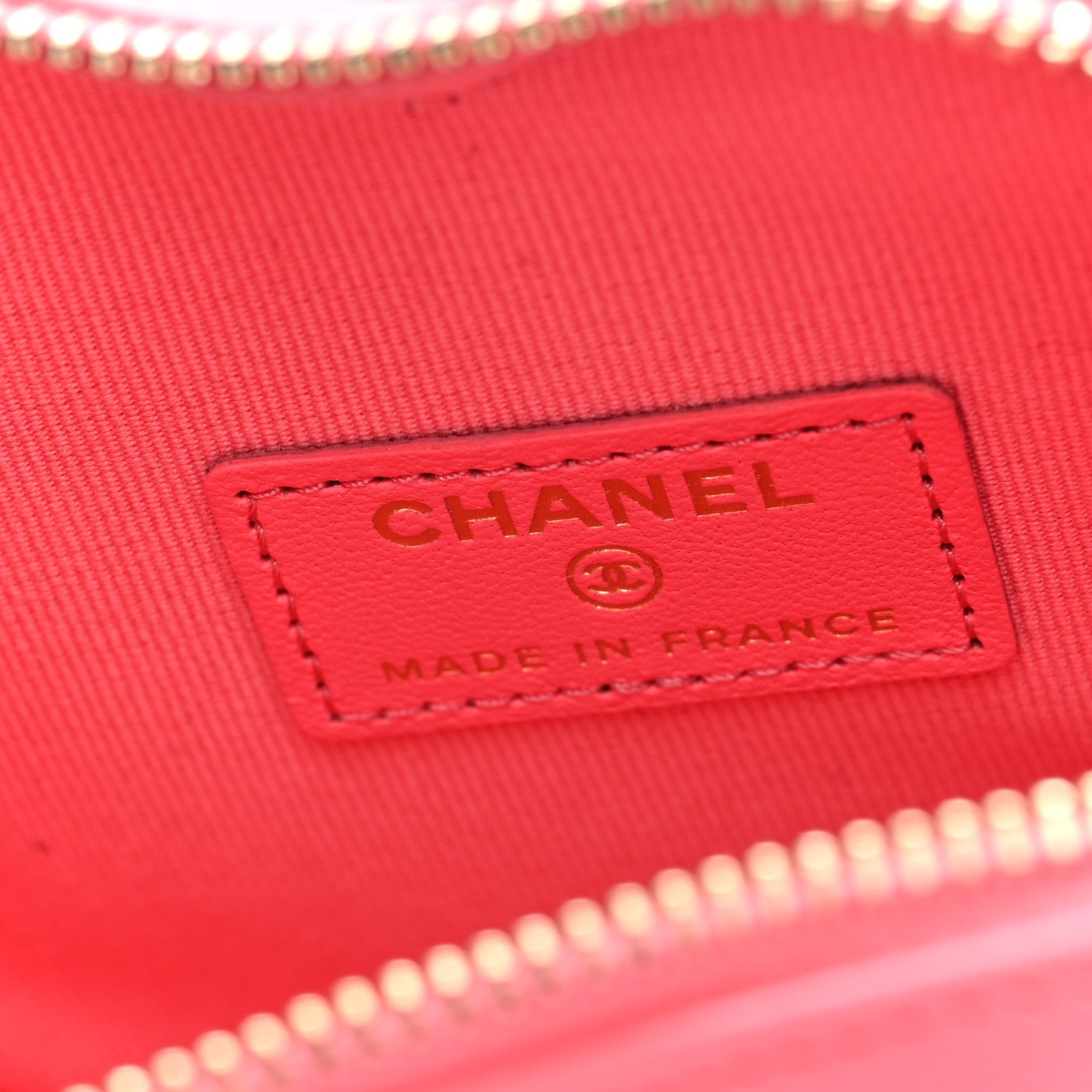 Chanel Lambskin Quilted CC In Love Heart Clutch With Chain Pink 6 of 10