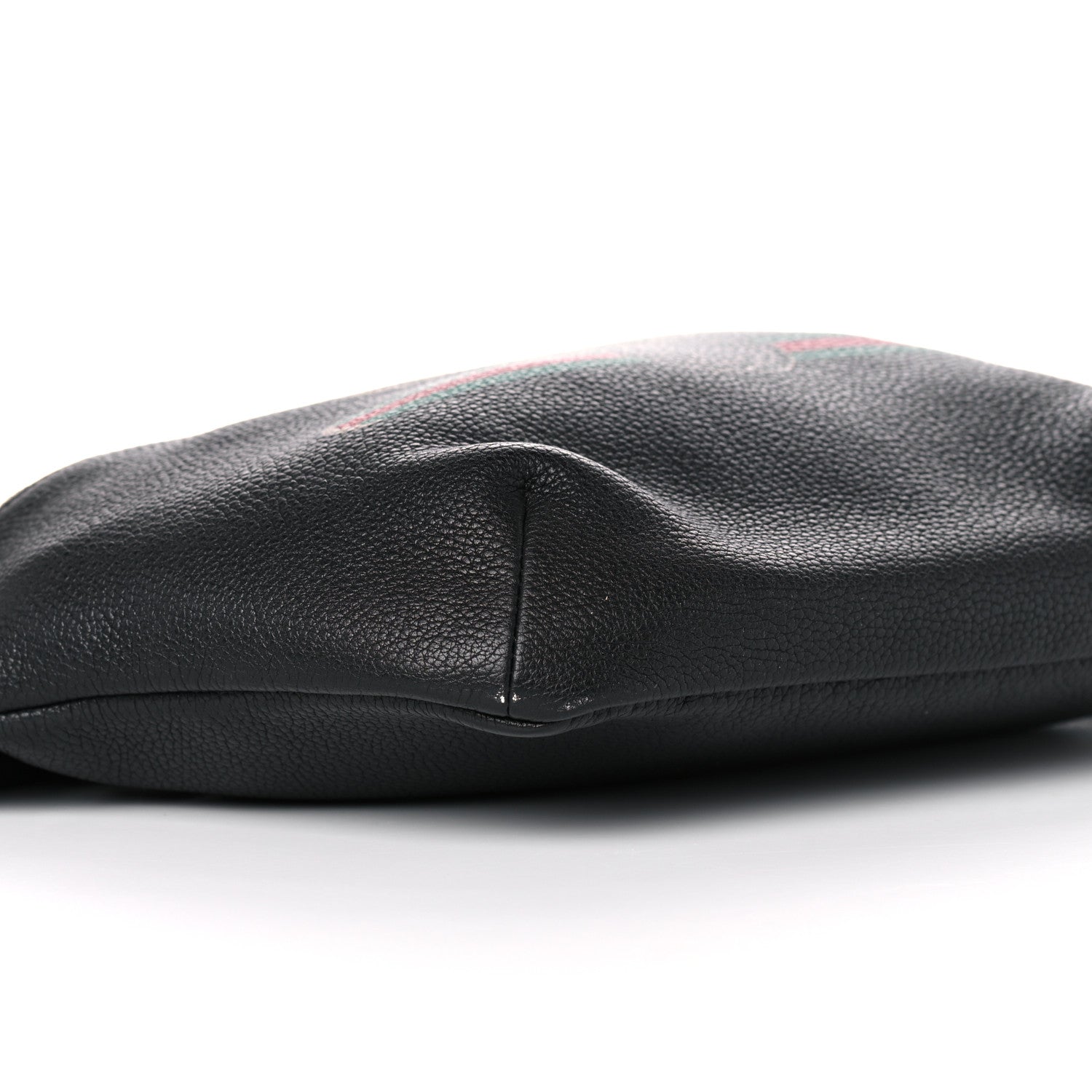 Gucci Grained Calfskin Logo Belt Bag Black 8 of 11