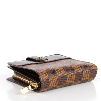 Louis Vuitton Damier Ebene Zippe Zipped Compact Wallet 4 of 8
