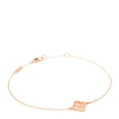 Van Cleef & Arpels 18K Rose Gold Sweet Alhambra Bracelet 1 of 4