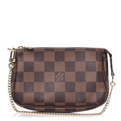 Louis Vuitton Damier Ebene Mini Pochette Accessories 1 of 9