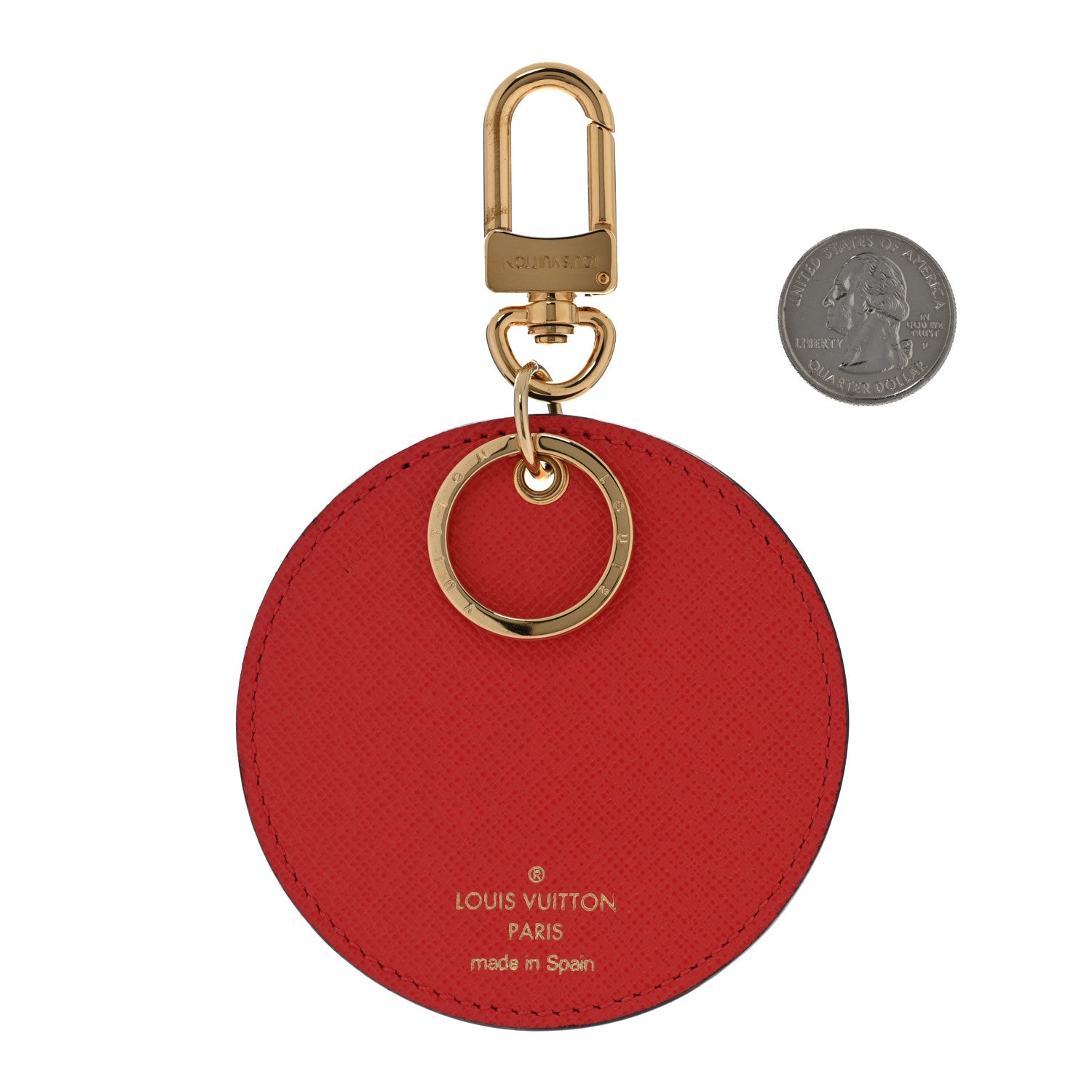 Louis Vuitton Damier Ebene 2015 Christmas Animation Bag Charm Key Ring 2 of 4