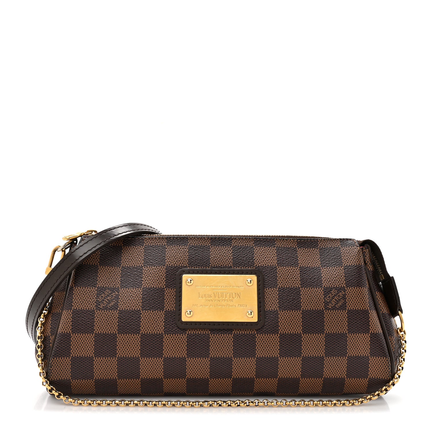Louis Vuitton Damier Ebene Eva Clutch 1 of 10