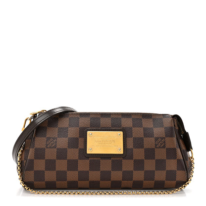 Louis Vuitton Damier Ebene Eva Clutch 1 of 10