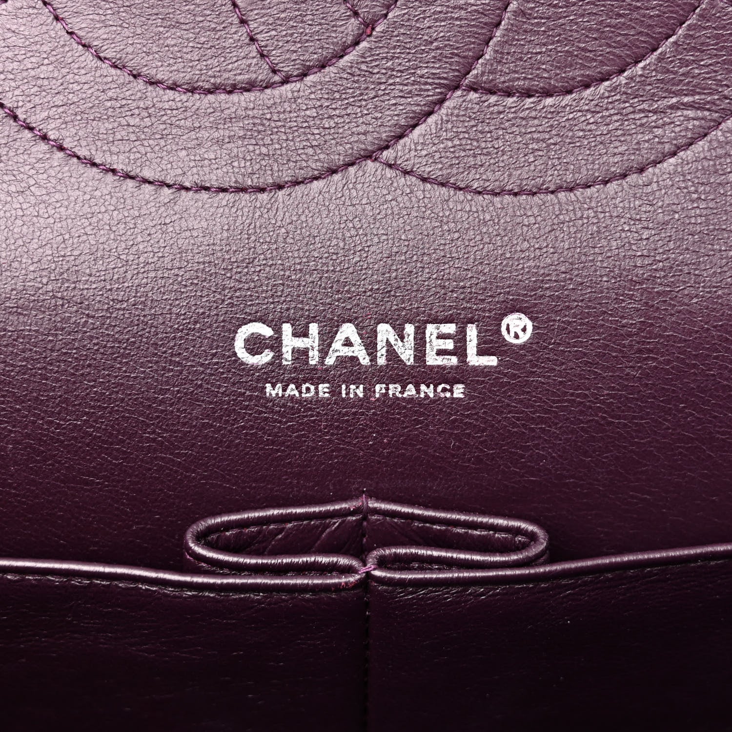 Chanel Lambskin Quilted Jumbo Double Flap Purple 6 of 16