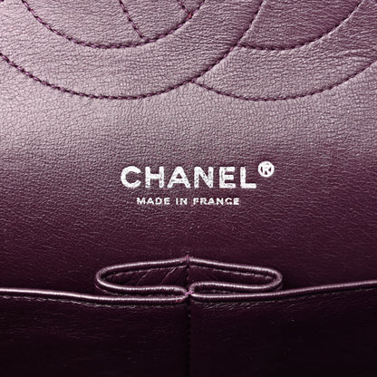 Chanel Lambskin Quilted Jumbo Double Flap Purple 6 of 16