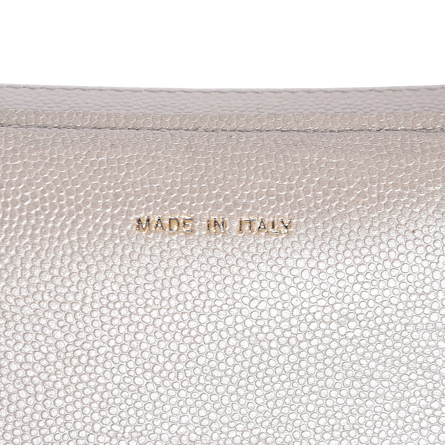 Chanel Metallic Caviar Sevruga iPad Case Silver 7 of 8