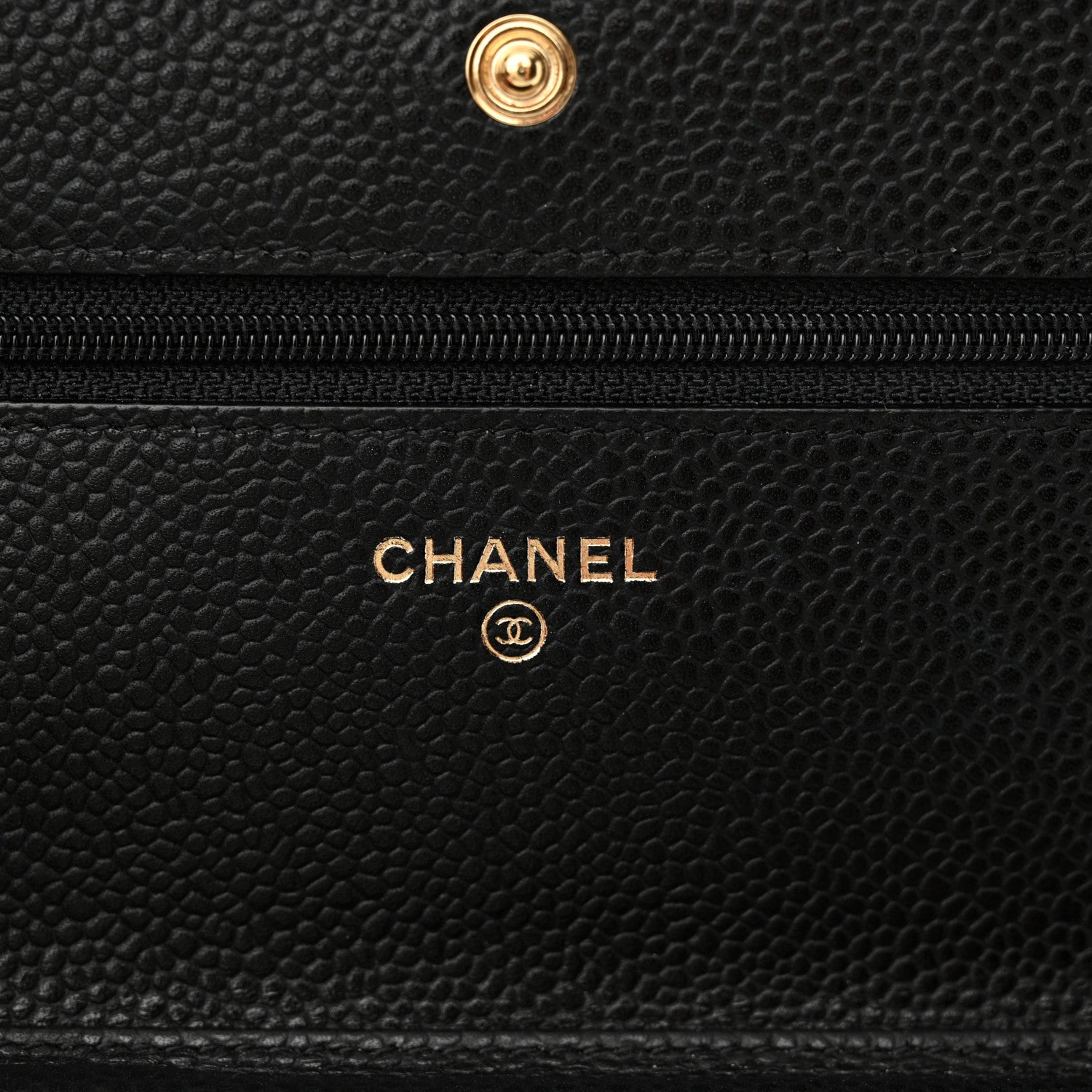 Chanel Caviar Quilted Wallet On Chain WOC Black 6 of 12