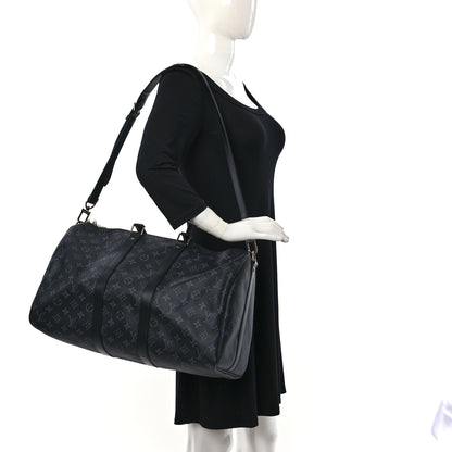 Louis Vuitton Monogram Eclipse Keepall Bandouliere 45 2 of 8